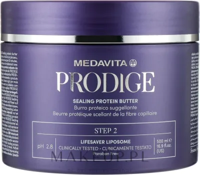 Протеиновое масло для волос Medavita Prodige Sealing Protein Butter Step 2, запечатывающее, 500 мл