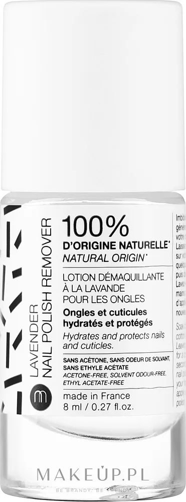 Nailmatic Lavender жидкость для снятия лака без ацетона с лавандой миндальным маслом и витамином E 8 мл