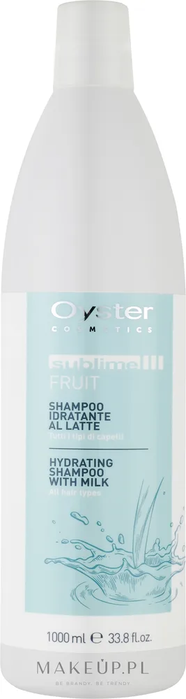 Увлажняющий шампунь Oyster Cosmetics с молочными протеинами для всех типов волос, 1000 мл, Италия