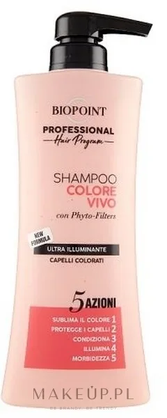Шампунь для волос Biopoint Color Live Color Enhancing Shampoo для окрашенных волос, для яркости цвета, 400 мл