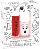 Набор детский Nailmatic Kids Kids Cottage блеск для губ с витаминами ягод 6.5 мл и лак для ногтей Bella 8 мл — фото 1