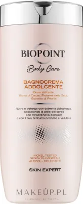 Успокаивающий крем для ванны и душа Biopoint Bagno Crema Addolcente, с протеинами шёлка и маслом ши, 400 мл