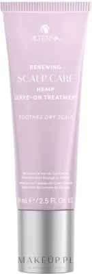Несмываемое средство для кожи головы Alterna Renewing Scalp Care Hemp Leave-On Treatment лёгкое, быстро впитывающееся, 74 мл