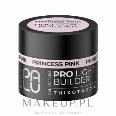Строительный гель для ногтей Palu Pro Light Builder со свойствами базы и глянца, 45 г