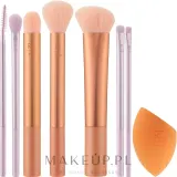 Набор кистей для макияжа Real Techniques Level Up Brush + Sponge Kit 8 предметов со спонжем — фото 1