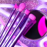 Набор Real Techniques Afterglow IDC Eye Set 4 кисти для макияжа глаз и зеркальце — фото 2
