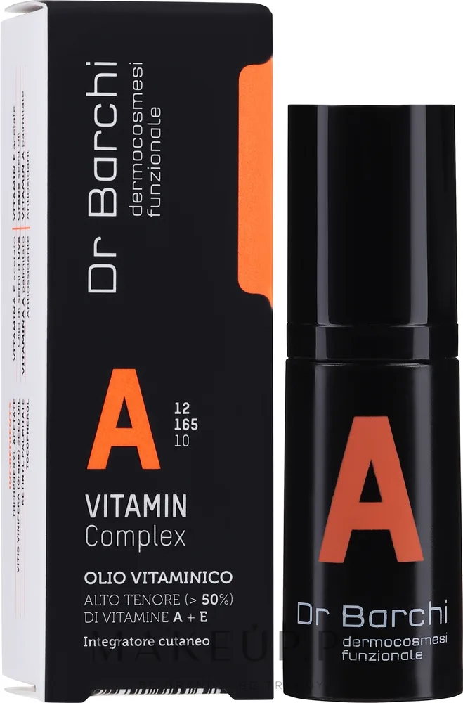 Масло для лица Dr Barchi Complex Vitamin A витаминное с ретинолом и маслом винограда 10 и