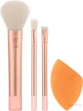 Набор Real Techniques Midi Moment Face + Cheek + Eye кисть для румян кисть для теней кисть для подводки и спонж — фото 1
