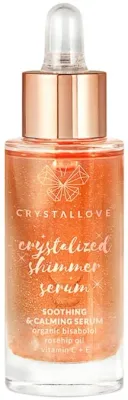 Сыворотка для лица Crystallove с розовым кварцем и бисабололом успокаивающая 30 мл
