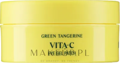 Goodal Green Tangerine Vita C патчи для глаз гелевые с витамином C 60 шт., увлажняющие патчи от следов усталости с экстрактом мандарина