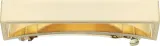 Заколка для волос Oribe Geometric Gold Plated Metal Barrette позолоченная, металлическая, 1 шт — фото 1