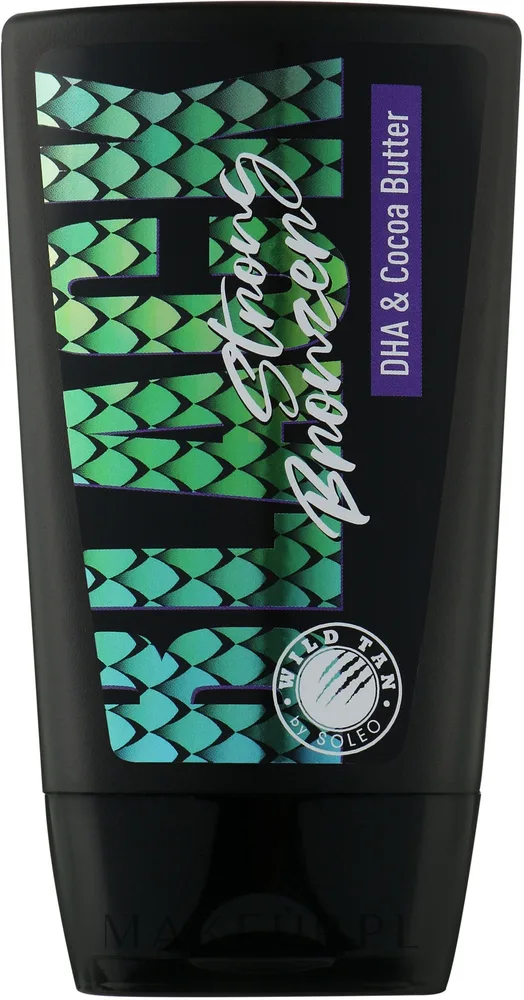 Крем для тела Wild Tan Black Strong Bronzer для загара в солярии с маслом какао 125 мл