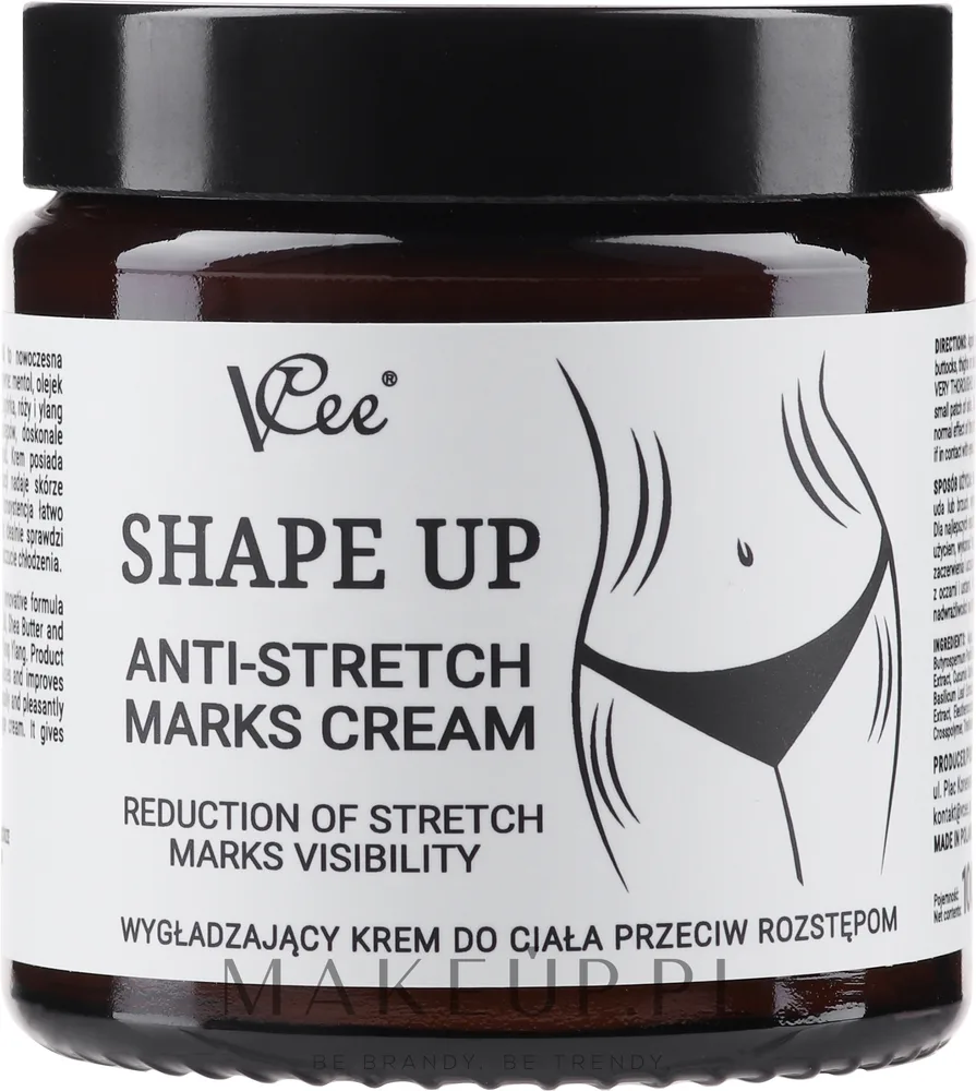 Крем для тела Vcee Shape Up от растяжек уход за кожей 100 мл