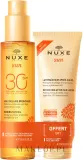 Nuxe Sun набор масло для загара SPF 30 150 мл и лосьон после загара 100 мл, подарочный набор солнцезащитное сухое масло и освежающий лосьон после солнца — фото 1