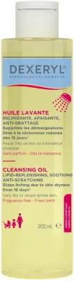 Dexeryl Cleansing Oil масло очищающее для очень сухой и атопичной кожи 200 мл, масло для душа для всей семьи с витамином E
