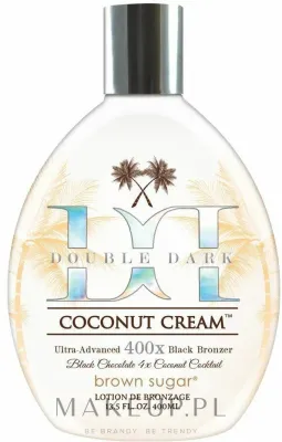 Tan Incorporated Double Dark Black Chocolate Coconut Cream 400X крем для солярия 400 мл, бронзаторы, кокосовое масло, аромат кокоса