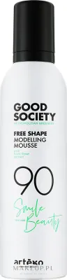 Пенка для укладки волос Artego Good Society 90 Free Shape Modelling Mousse средней фиксации, с маслом зародышей пшеницы, 250 мл