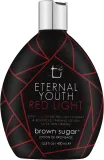 Молочко для загара в солярии Brown Sugar Eternal Youth Red Light антивозрастное с прозрачными бронзерами и гиалуроновой кислотой, 400 мл — фото 1