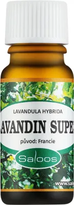 Масло эфирное Saloos Essential Oil Lavandin Super, лаванда, натуральное
