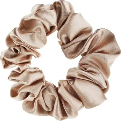 Резинка-скранчи для волос Philip B Silky Smooth Classic Scrunchie из альтернативного шёлка, диаметр 10 см, шампань, 1 шт