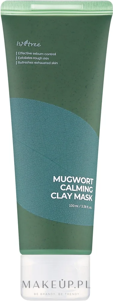 Успокаивающая глиняная маска для лица с полынью IsNtree Mugwort Calming Clay Mask