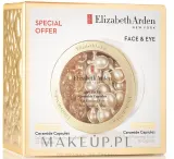 Набор капсул Elizabeth Arden Advanced Ceramide сыворотка для лица 30 шт и сыворотка для области вокруг глаз 30 шт — фото 1