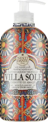 Мыло жидкое Nesti Dante Villa Sole Vegetal с ароматом лимона и белых цветов, 500 мл