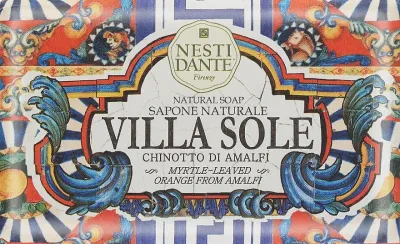 Мыло туалетное Nesti Dante Villa Sole с ароматом лимона и белых цветов, 250 г