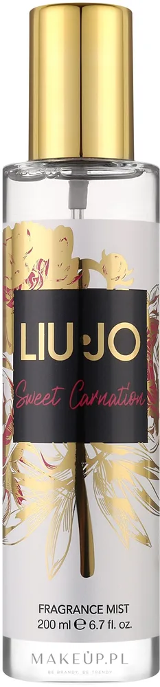 Liu Jo Sweet Carnation мист для тела 200 мл, парфюмированный спрей для тела с ароматом гвоздики, женский