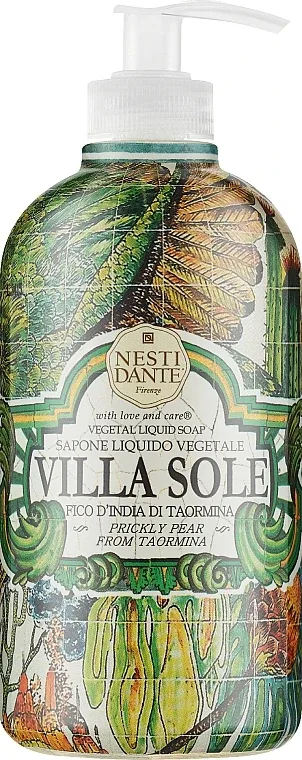 Мыло жидкое Nesti Dante Villa Sole Vegetal с ароматом опунции, 500 мл