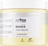 Маска для вьющихся волос So!Flow питательная, миндальное масло, экстракт юдзу, астрагал, льняное масло, 400 мл — фото 1