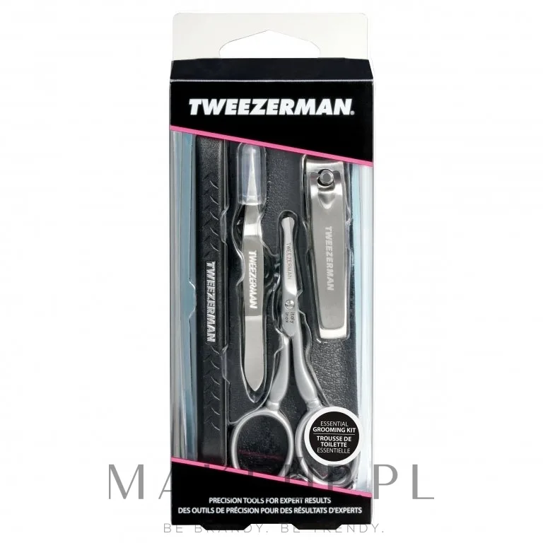 Маникюрный набор Tweezerman G.E.A.R. Essential Grooming Kit 4 предмета нержавеющая сталь