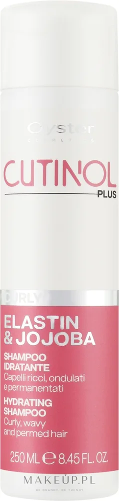 Oyster Cosmetics Oyster Cutinol Plus Elastin & Jojoba Curly Shampoo - Шампунь для вьющихся волос Oyster Cutinol Plus Elastin + Jojoba Curly Shampoo, с эластином и маслом жожоба, 250 мл / 1000 мл