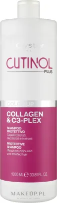 Oyster Cosmetics Oyster Cutinol Plus Collagen & C3-Plex Color Up Protective Shampoo - Шампунь Oyster Cutinol Plus с рисовым коллагеном, гамамелисом и пантенолом для окрашенных волос, 250/1000 мл, Италия