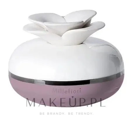 Диффузор ароматический Millefiori Milano Air Design Pink Flower фарфоровый, розовый цветок, без наполнителя
