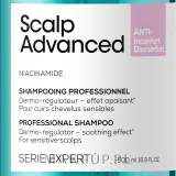 Шампунь успокаивающий L'Oreal Professionnel Scalp Advanced Niacinamide Dermo-Regulator Shampoo, для чувствительной кожи головы, 500 мл / 1500 мл — фото 2