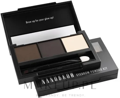 Палетка теней для бровей Nanobrow Eyebrow Powder Kit, оттенок Dark