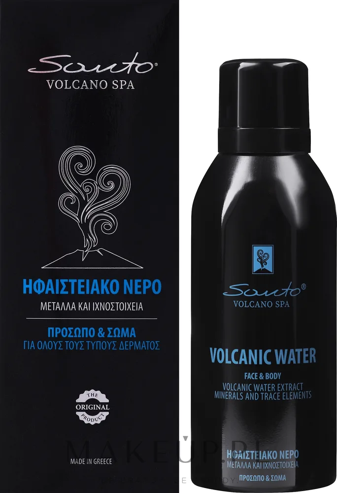 Santo Volcano Spa Santo Volcano Volcanic Water Face & Body - Спрей для тела Santo Volcano Volcanic Water Face and Body вулканическая вода 100 мл