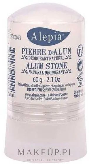 Дезодорант-стик Alepia Alum Stick Stone натуральный, квасцовый камень