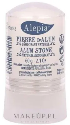 Дезодорант-стик Alepia Alum Stick Stone натуральный, квасцовый камень