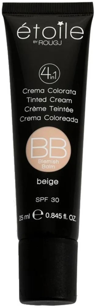 Крем BB для лица Rougj+ Etoile by Rougj BB Cream SPF30 тональный, с защитой SPF 30, 25 мл, оттенок Beige