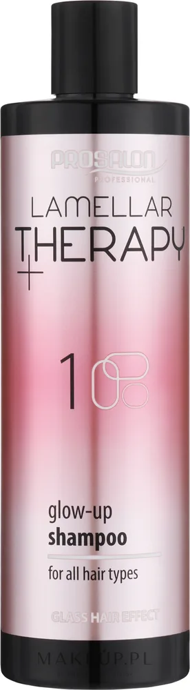 Шампунь для волос Prosalon Lamellar Therapy+ 1 Glow-Up Shampoo ламеллярный, для блеска, 400 мл