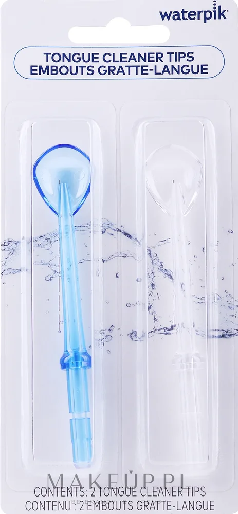 Насадки для очистки языка Waterpik TC-100E для ирригатора, в форме ложечки, 2 шт