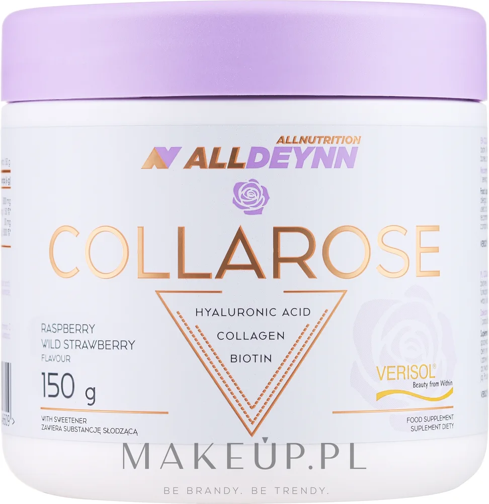 БАД Allnutrition / AllDeynn CollaRose Raspberry & Wild Strawberry, бычий коллаген, малина-земляника