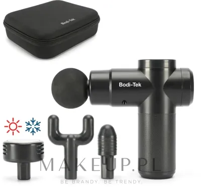 Массажный пистолет Bodi-Tek Hot and Cold Massage Gun беспроводной, насадка с нагревом и охлаждением, 1 шт