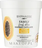 Маска для волос Byphasse Family Fresh Delice с папайей, маракуйей и манго, витамин C, для блеска, 250 мл — фото 1