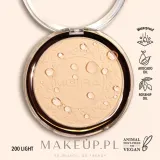 Фиксирующая пудра Moira Soft Focus Waterproof Setting водостойкая матирующая, 11,5 г, оттенок 200 - Light — фото 1