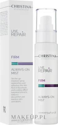 Christina Line Repair Firm Always On Mist мист для лица увлажняющий 100 мл, освежающий спрей-мист с ментолом, гиалуроновой кислотой и экстрактом клевера