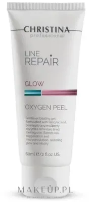 Christina Line Repair Glow Oxygen Peel кислородный пилинг для лица с BHA ананасом и зелёным чаем 60 мл