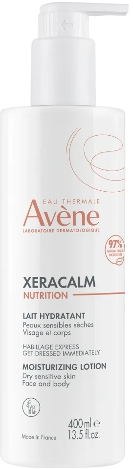 Avene XeraCalm Nutrition Moisturizing Lotion — увлажняющий лосьон для очень сухой чувствительной кожи, 400 мл